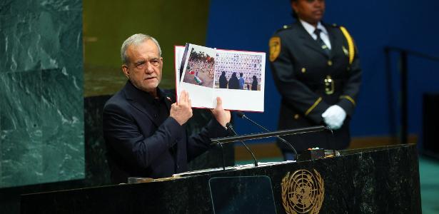 Presidente do Irã discursa na ONU e acusa EUA e Israel de