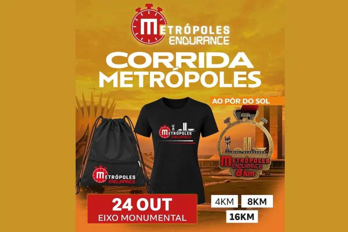 Metrópoles Endurance Corrida 2023 terá kit completo para