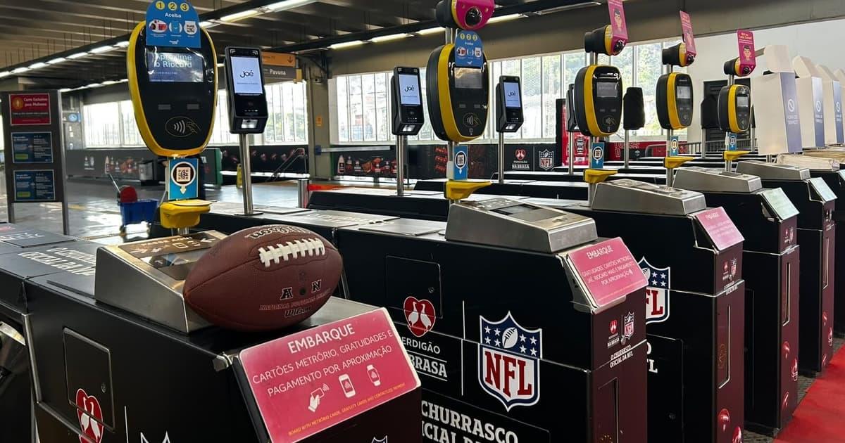 Metrô Rio se transforma para o NFL Rio Game 2026